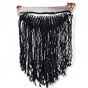 13x9 Dyeable Micro locs topper