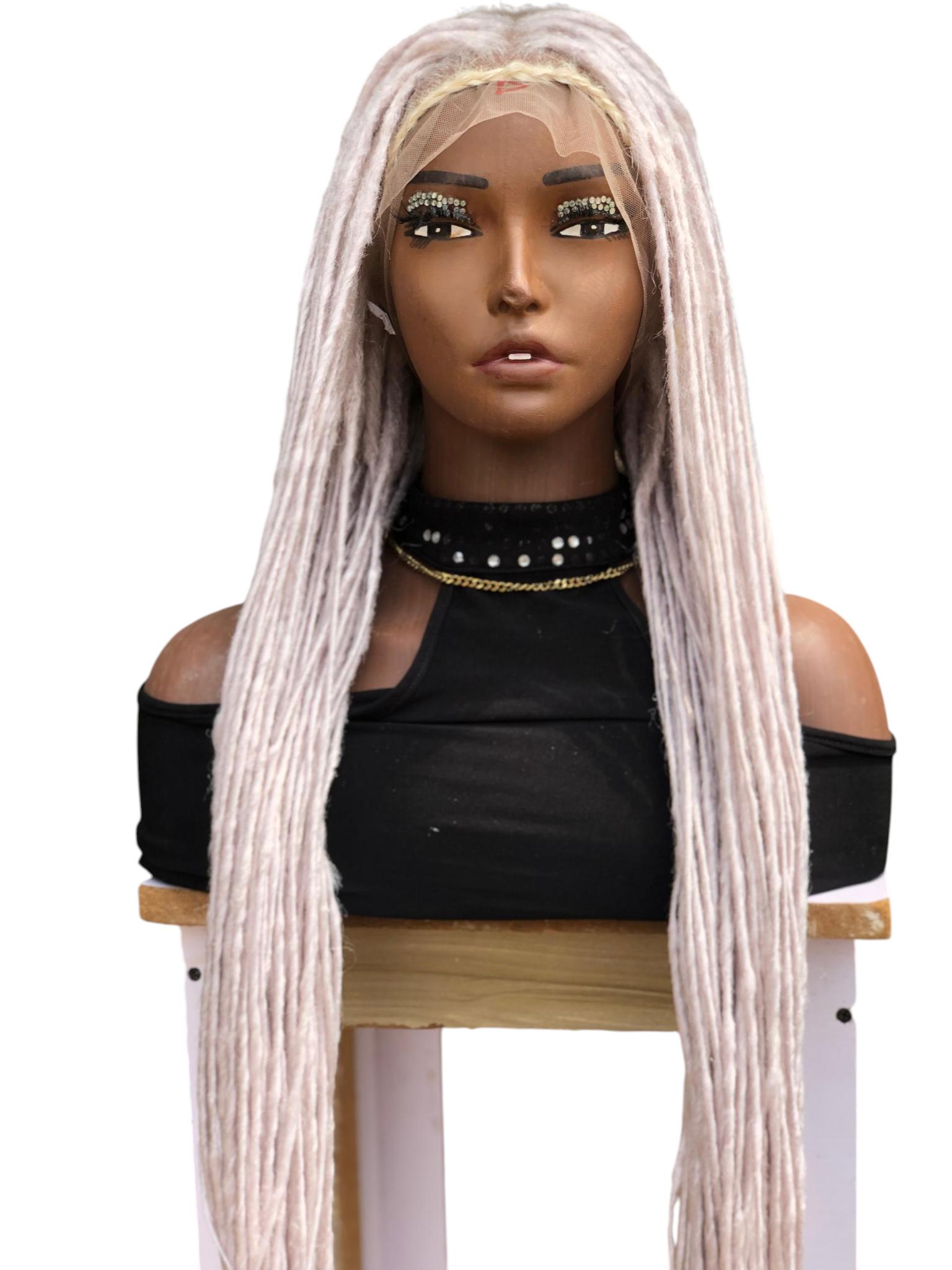 Snow White Sythentic Locs Wig