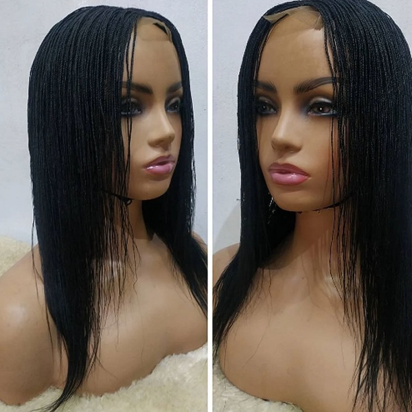 Braided Wig, Micro Box Braids