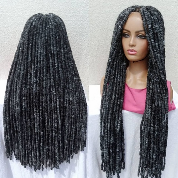 Full Density Salt/Pepper Locs