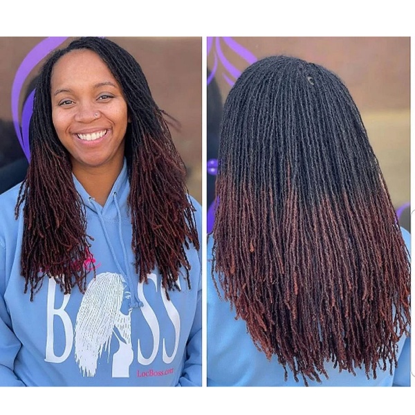 Ombre Sister Locs