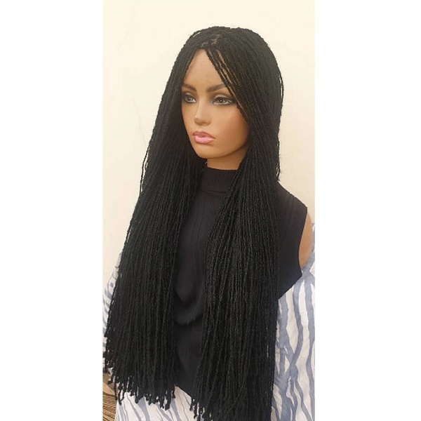 Full Lace Synthetic Sister Locs wig 30 inches