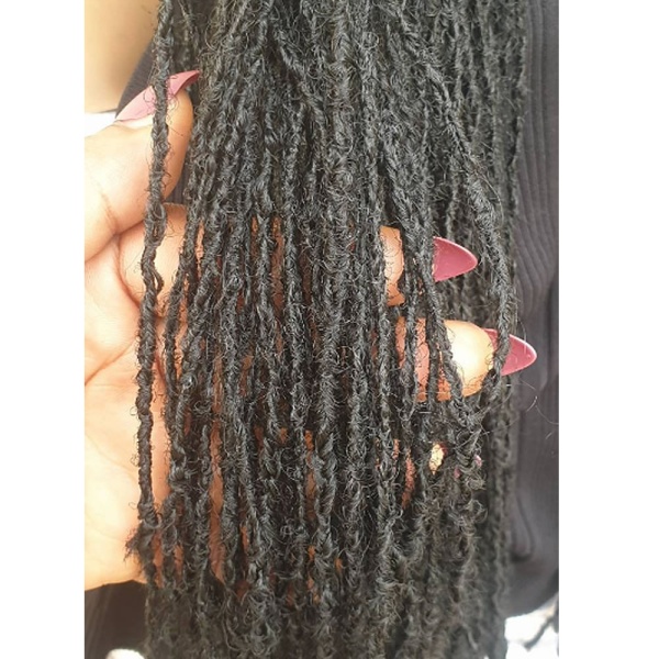 Full Lace Synthetic Sister Locs wig 30 inches