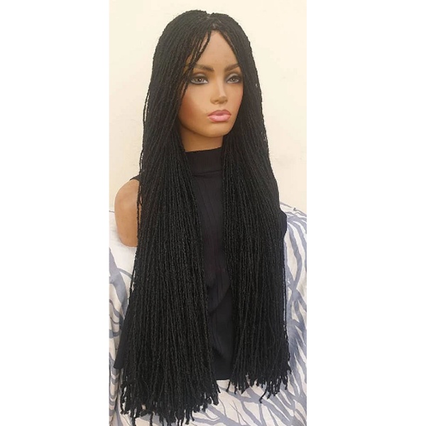 Full Lace Synthetic Sister Locs wig 30 inches