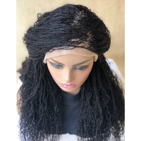 100% Human Hair Senegalese Twist Wig