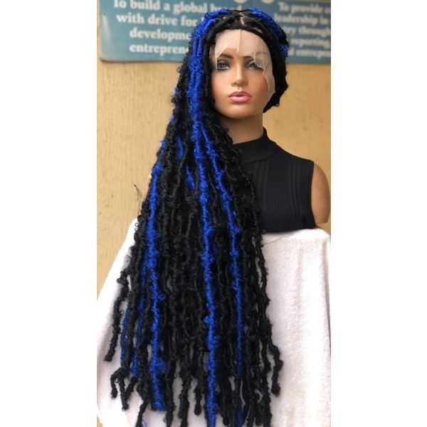 Braided Wig Buttefly Faux Locs