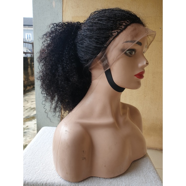 100% Human Hair Senegalese Twist Wig