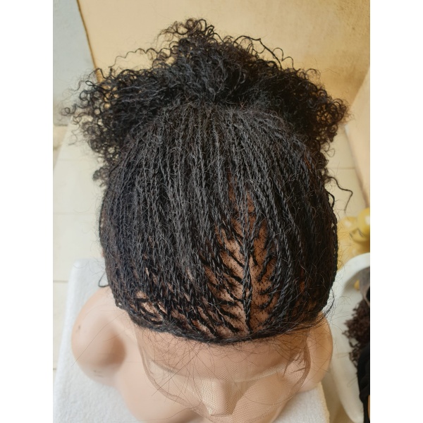 100% Human Hair Senegalese Twist Wig