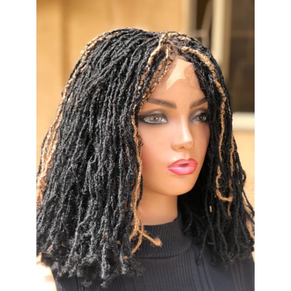 Braided Synthetic Sisterlocs Wig