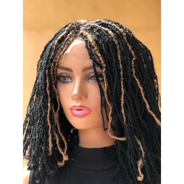 Braided Synthetic Sisterlocs Wig