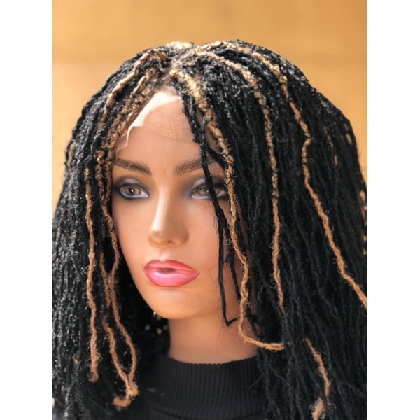 Braided Synthetic Sisterlocs Wig