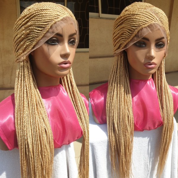 32 inches 613 blonde Half Simply Back Cornrow With Box Braids