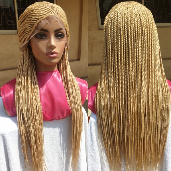 32 inches 613 blonde Half Simply Back Cornrow With Box Braids