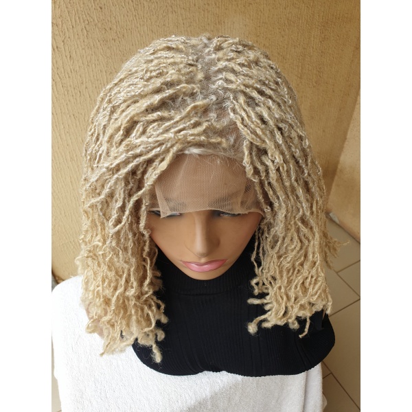 Braided Wig Synthetic Skinny Locs Full Laces