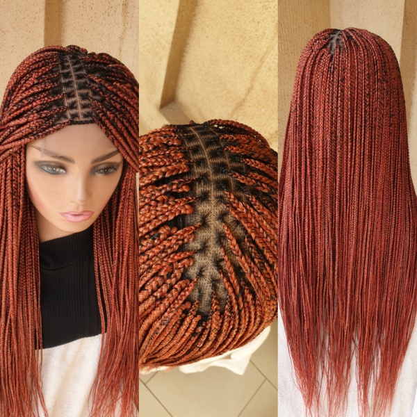 30 inches 4x8 Closure Ready to Ship Knotless Box Braids