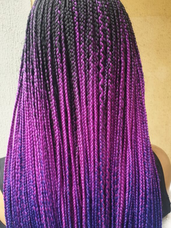 Braided Wig Ombre Box Braids 32inches | Deeja Wigs | Braided Wigs Store ...