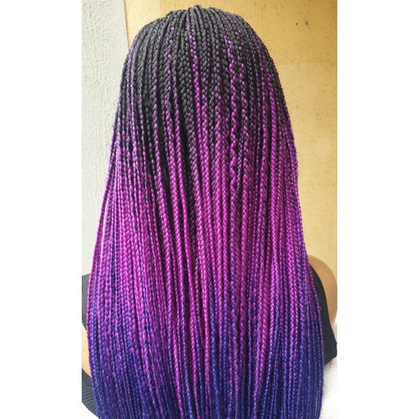 Braided Wig Ombre Box Braids 32inches