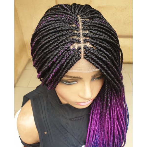 Braided Wig Ombre Box Braids 32inches