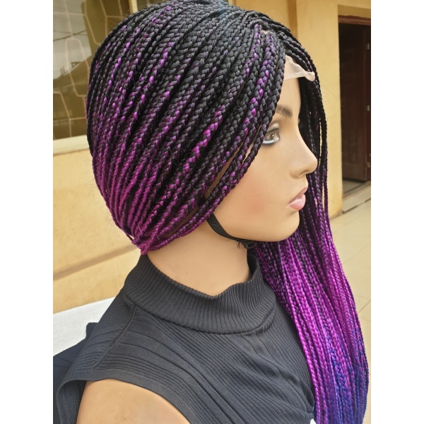 Braided Wig Ombre Box Braids 32inches