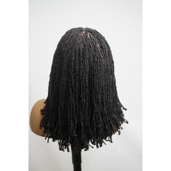 Skinny Locs, Sister Locs Black Full lace Wig, Full Density