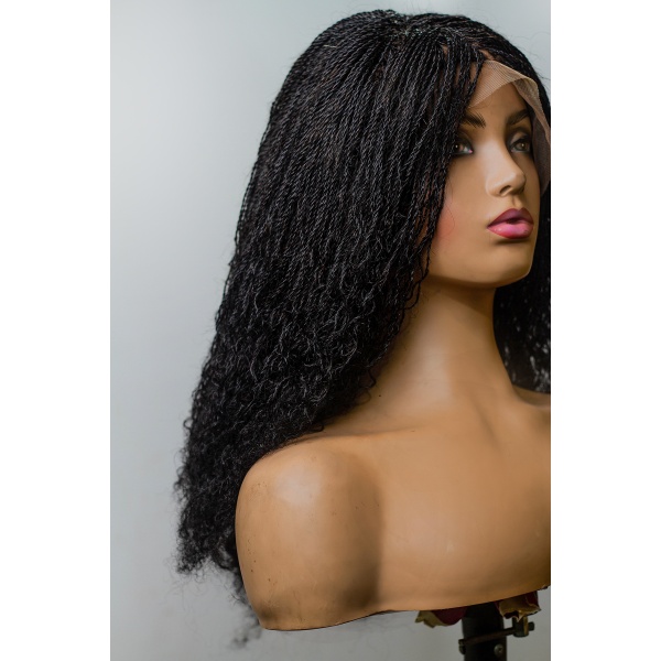 100% Human Hair Senegalese Twist Wig