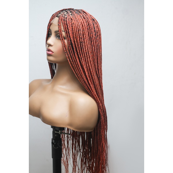 30 inches 4x8 Closure Ready to Ship Knotless Box Braids