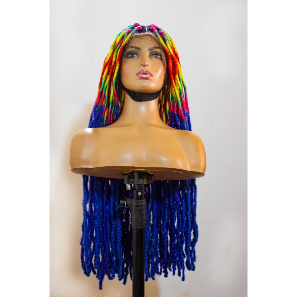 Soft Locs, Rainbow Full lace Wig