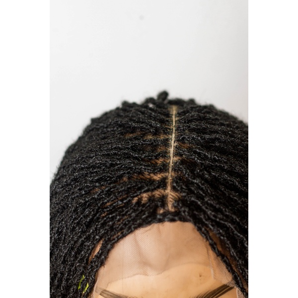 Skinny Locs, Sister Locs Black Full lace Wig, Full Density