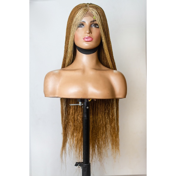 Honey Blonde with 613 Hight light Million Braided Wig