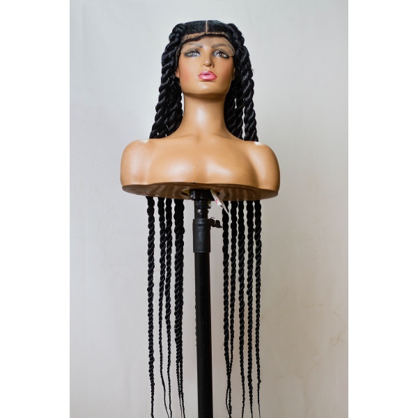 Braided Wig, 42 Inches Knotless Jumbo Twist on Full lace.