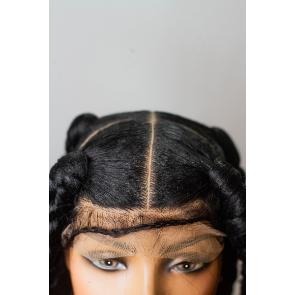 Braided Wig, 42 Inches Knotless Jumbo Twist on Full lace.