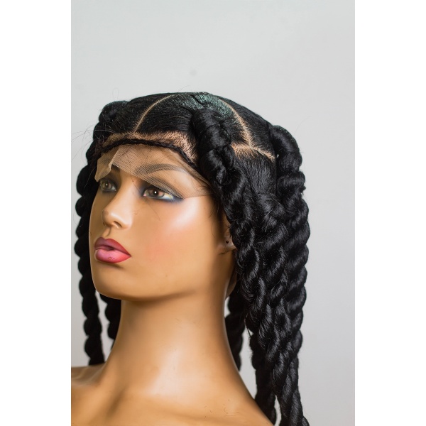 Braided Wig, 42 Inches Knotless Jumbo Twist on Full lace.