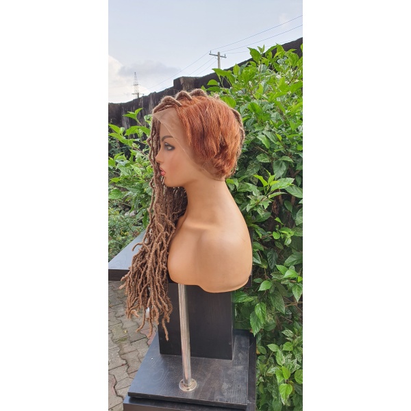 Braidwigs, Braided dread locs,Nu locs,crochet locs wig.Goddess Faux locs,soft locs wig,wig for black women, butterfly locs, side balded