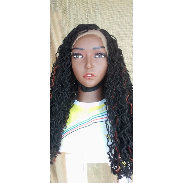 Full lace Sisterlocs Wig, Skinny Dreadlocs Wig, Locs Wig 22inches