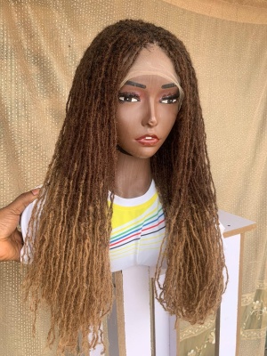 Ombre Sisterlocs wig, Glueless Sisterlocs Wig, 20 inches