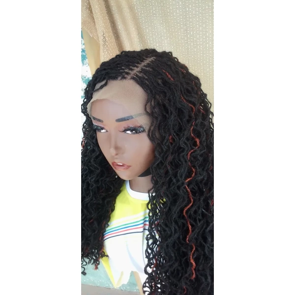 Full lace Sisterlocs Wig, Skinny Dreadlocs Wig, Locs Wig 22inches