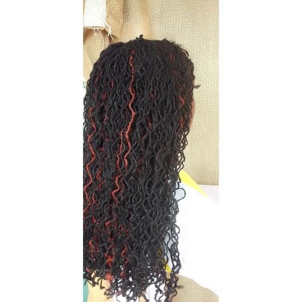 Full lace Sisterlocs Wig, Skinny Dreadlocs Wig, Locs Wig 22inches