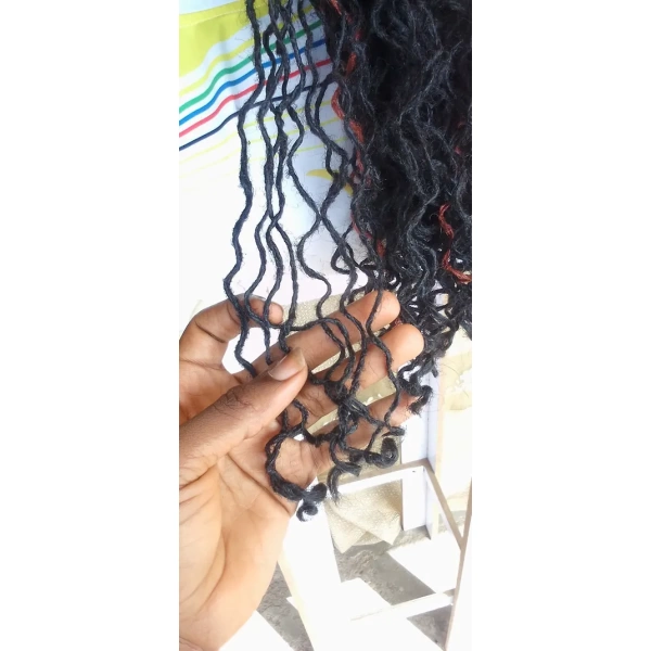 Full lace Sisterlocs Wig, Skinny Dreadlocs Wig, Locs Wig 22inches