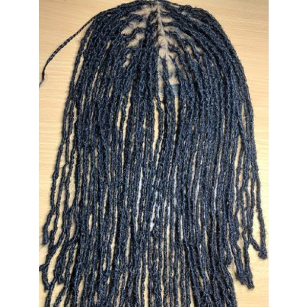 Dyeable Human Hair 6x6 Topper dreadlock, Traditional dreadlocks,Best Hair Toppers for Thinning Hair and Hair Loss Women