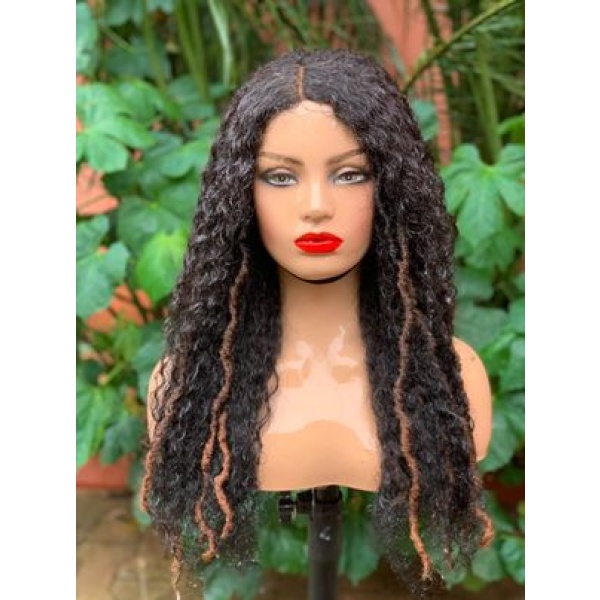 Human hair ombré boho locs pixie curly locs jerry locs wet and dry human hair ombré locs