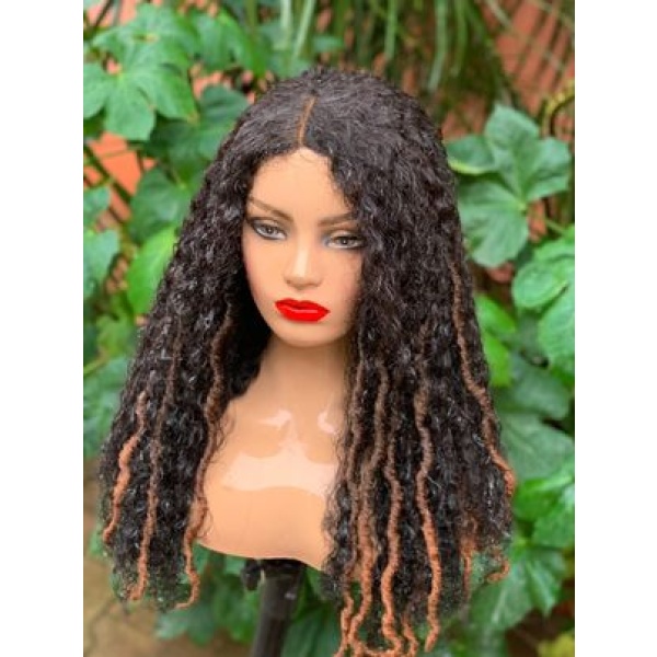 Human hair ombré boho locs pixie curly locs jerry locs wet and dry human hair ombré locs