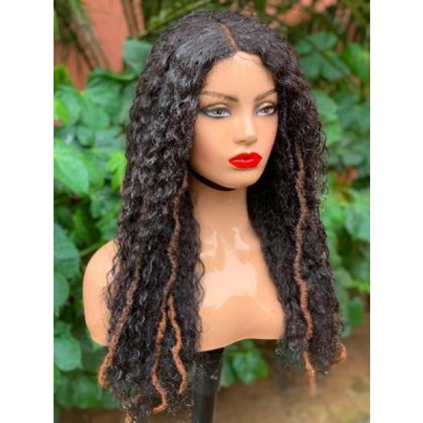 Human hair ombré boho locs pixie curly locs jerry locs wet and dry human hair ombré locs