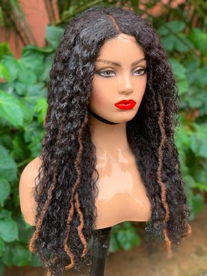 Human hair ombré boho locs pixie curly locs jerry locs wet and dry human hair ombré locs