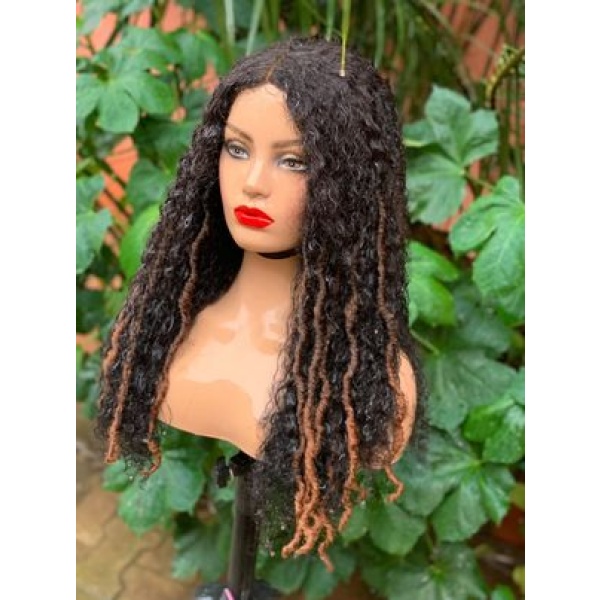 Human hair ombré boho locs pixie curly locs jerry locs wet and dry human hair ombré locs