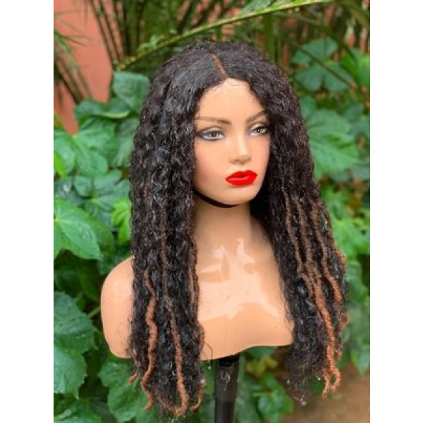 Human hair ombré boho locs pixie curly locs jerry locs wet and dry human hair ombré locs