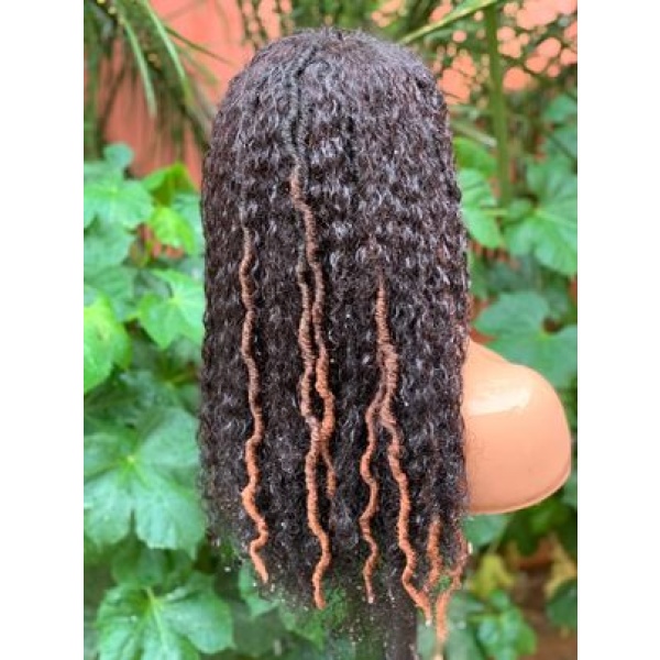 Human hair ombré boho locs pixie curly locs jerry locs wet and dry human hair ombré locs