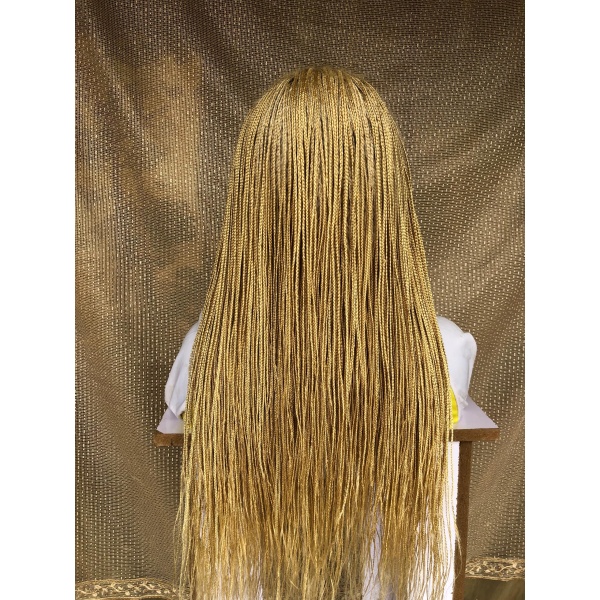 Full Lace Platinum Box Braids wig, 613 Blonde Skinny Braids, Small box braids wig for black women, free shipping