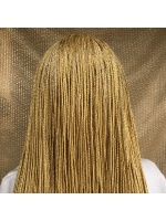 Full Lace Platinum Box Braids wig, 613 Blonde Skinny Braids, Small box braids wig for black women, free shipping