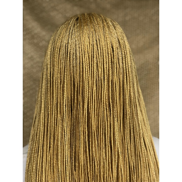 Full Lace Platinum Box Braids wig, 613 Blonde Skinny Braids, Small box braids wig for black women, free shipping