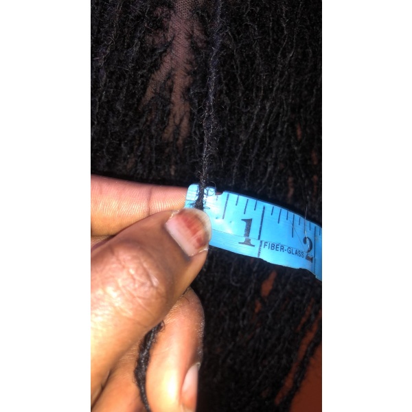 Dyeable Human Hair Topper Sisterlocs, Skinnylocs, Afro kinky bulk hair. type 4c Human Hair 14inches